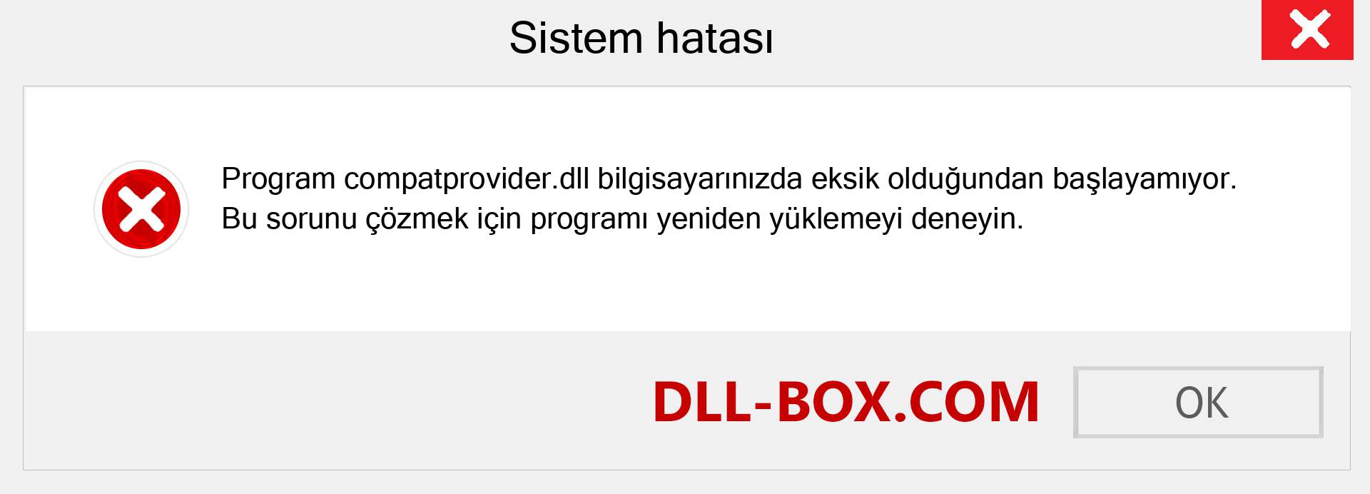 compatprovider.dll dosyası eksik mi? Windows 7, 8, 10 için İndirin - Windows'ta compatprovider dll Eksik Hatasını Düzeltin, fotoğraflar, resimler